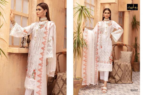 Rawayat Afrozeh 3 Designer Georgette Embroidery Pakistani Salwar 